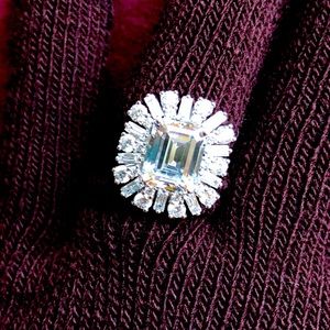 NWT sterling silver CZ ring